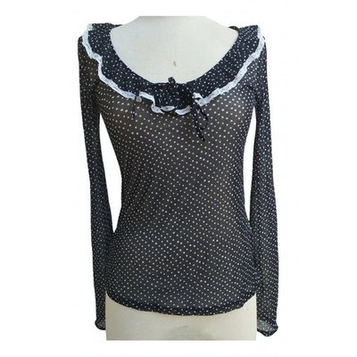 Pre-owned Marella Black Polyester Top