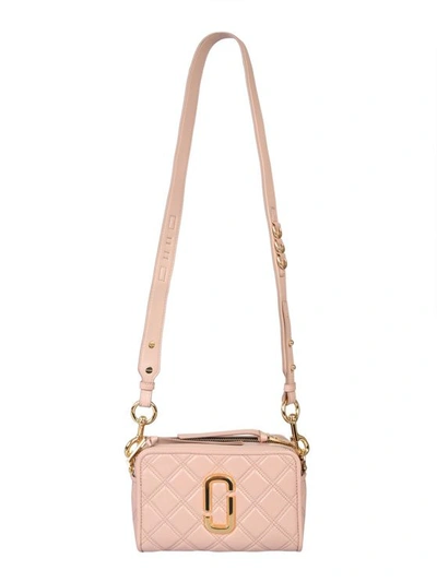 Marc Jacobs The Softshot 21 Shoulder Bag In Powder Leather In Nude