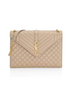 ysl large envelope bag beige