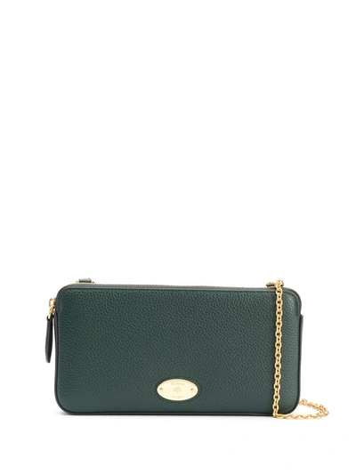 Mulberry East West Pouch Clutch Bag In Green