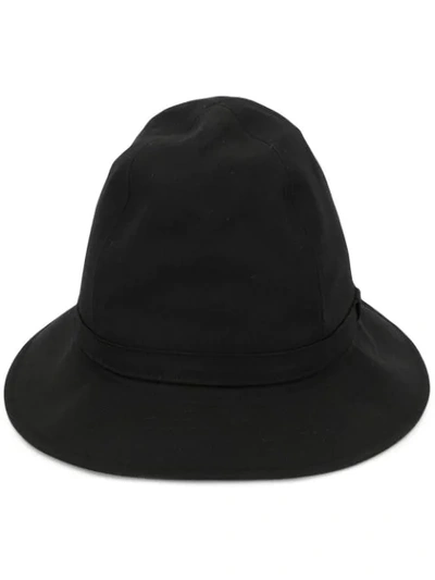 Yohji Yamamoto Wool Bucket Hat In Black
