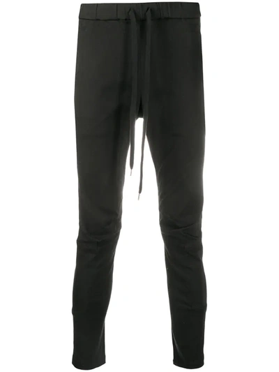 Attachment Drawstring Skinyn Trousers In Black