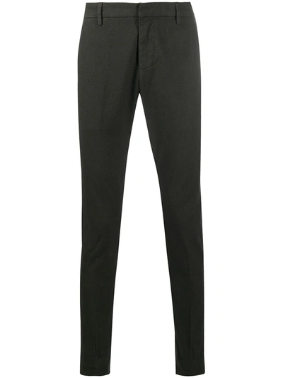 Dondup Slim-fit Tailored Trousers In Green