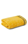 Versace I Heart Baroque Guest Towel In Gold