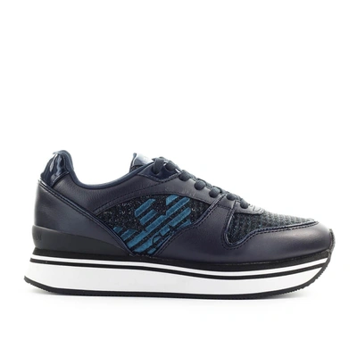Emporio Armani Sneakers - Item 11933957 In Blue