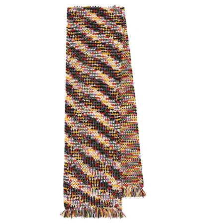 Missoni Wool-blend Scarf In Multicoloured