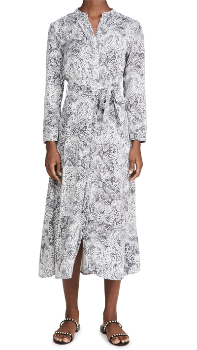 Bella Dahl Maxi Shirt Dress In Moonstone
