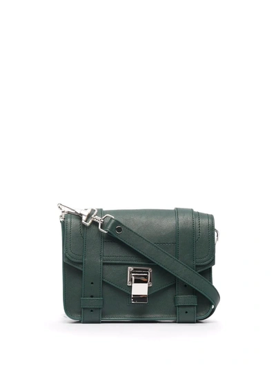 Proenza Schouler Mini 'ps1' Leather Crossbody Bag In Green