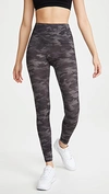 Spanx Look At Me Now Camo-print High-rise Stretch-woven Leggings In Multi