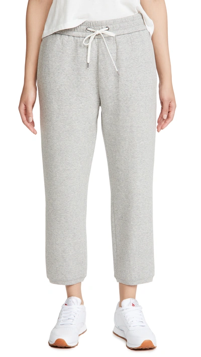 James Perse Relaxed Sweatpants In Heather Grey