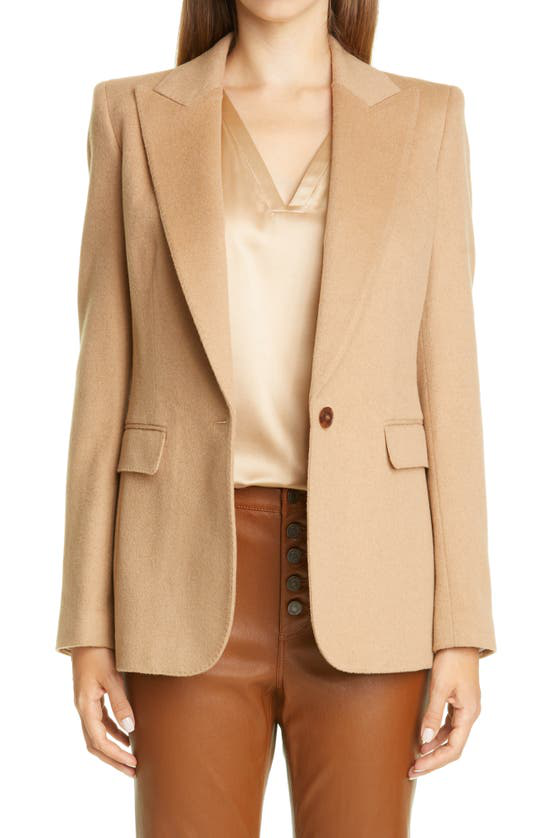 camel petite blazer