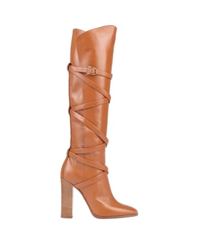 Celine Boots In Tan