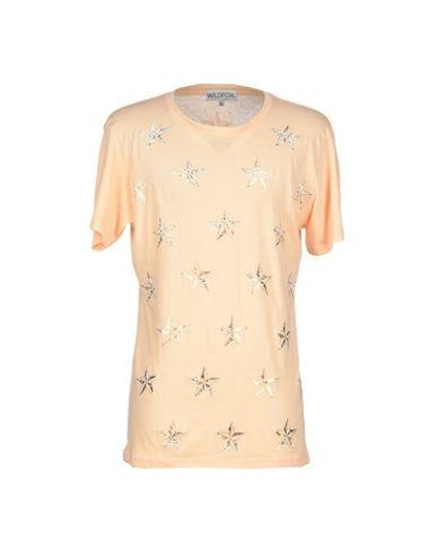 Wildfox T-shirts In Apricot