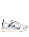 High By Claire Campbell Sneakers In Silver