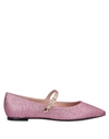 Moschino Ballet Flats In Pink