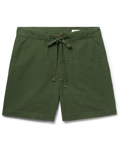 Chimala Man Shorts & Bermuda Shorts Green Size L Cotton