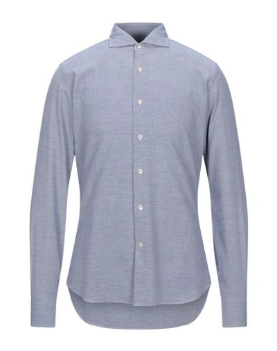 Alessandro Gherardi Patterned Shirt In Blue