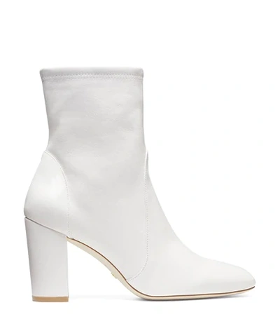 Stuart Weitzman Caressa 80 In Seashell Stretch Nappa Leather