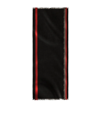 Chopard Ch Classic Racing Stole Blk/rd