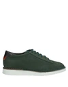 Santoni Sneakers In Green