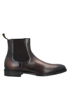 Doucal's Ankle Boots In Dark Brown