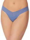 Hanky Panky Eco Organic Cotton Original Rise Thong In Chambray