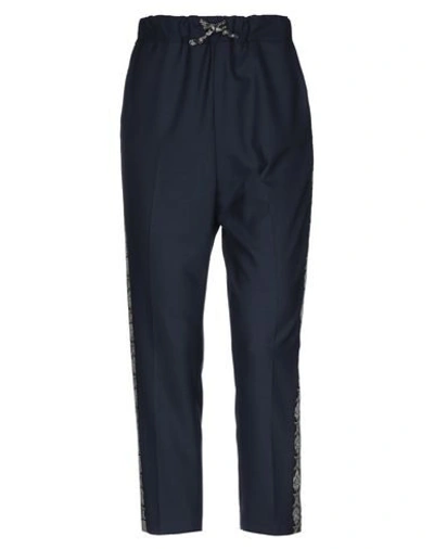 Frankie Morello Casual Pants In Blue