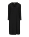 Aspesi Midi Dresses In Black