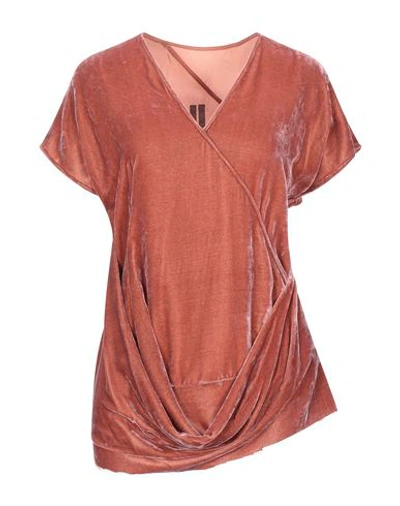 Rick Owens Blouses In Pastel Pink