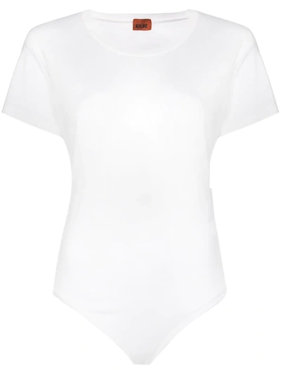 Alix Nyc Essex T-shirt Bodysuit In White