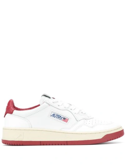 Autry Logo Patch Low-top Sneakers In White