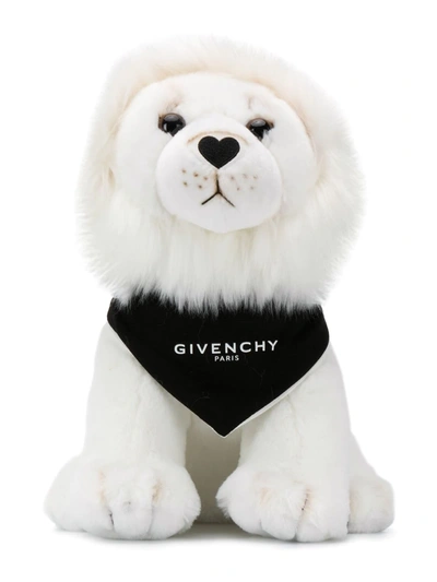 Givenchy Kids' Lion-shaped Soft Toy In White