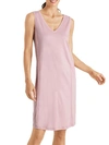 Hanro Pure Essence Knit Tank Gown In Peony