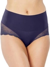 Spanx Undie-tectable Lace Hipster In Midnight Navy