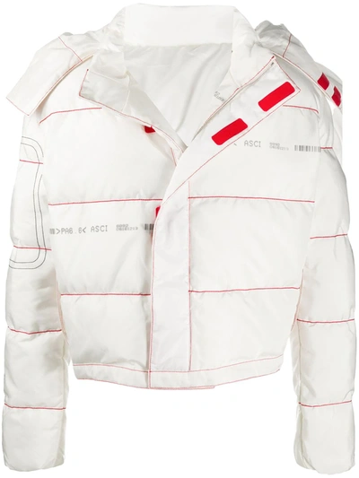 Kanghyuk Readymade Airbag Puffer Jacket In White