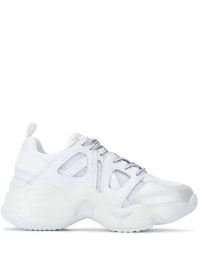 Emporio Armani Chunky Lace-up Trainers In White