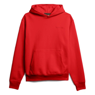 Pre-owned Adidas Originals  Pharrell Williams Basics Hoodie Active Red