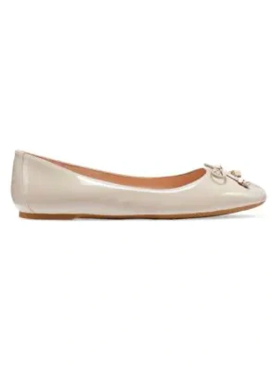 Kate Spade Women's Cambridge Patent Leather Ballet Flats In Tusk