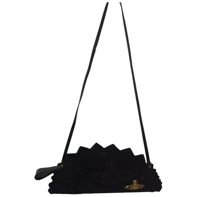 Pre-owned Vivienne Westwood Cloth Clutch Bag In Black