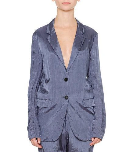 Jil Sander Artaud Two-button Jacket, Slate Blue