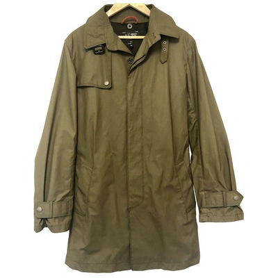 Pre-owned Emporio Armani Trenchcoat In Green