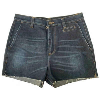 Pre-owned Dolce & Gabbana Blue Denim - Jeans Shorts