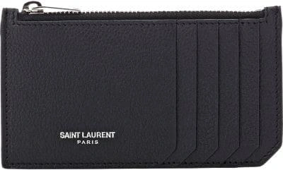 Saint Laurent Leather Cardholder