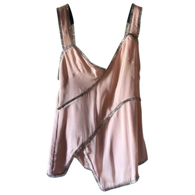 Pre-owned Philosophy Di Alberta Ferretti Silk Camisole In Pink