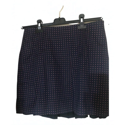 Pre-owned Tory Burch Mini Skirt In Multicolour