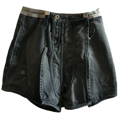 Pre-owned Hood By Air Blue Denim - Jeans Shorts
