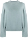 Loulou Studio Arutua Cashmere Boyfriend Sweater In Blue