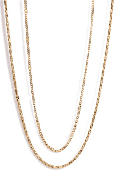 Jenny Bird Surfside Layered Chain Necklace In Gold
