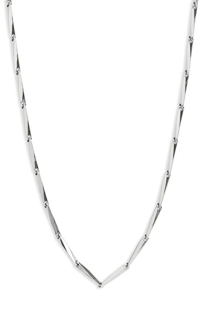 Jenny Bird Sunbeam Link Necklace In High Polish Silver