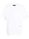 A-cold-wall* Logo-embroidered Cotton-jersey T-shirt In White